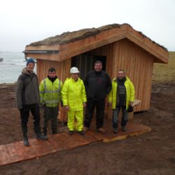 Composting toilet Handa Island, Scotland