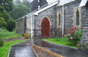 Waterless church toilet