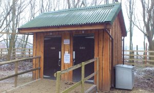 Compost toilets at the Wildfowl and Wetlands Centre, Lancashire