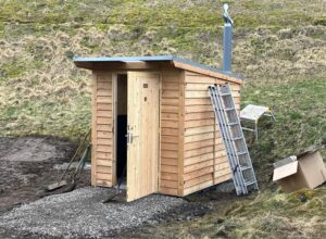 NatSol timber toilet building nearing completion
