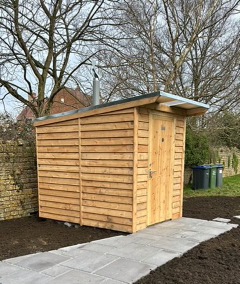 Waterless toilet for St James the Great Church, Dauntsey Waterless toilet for St James the Great Church, Dauntsey