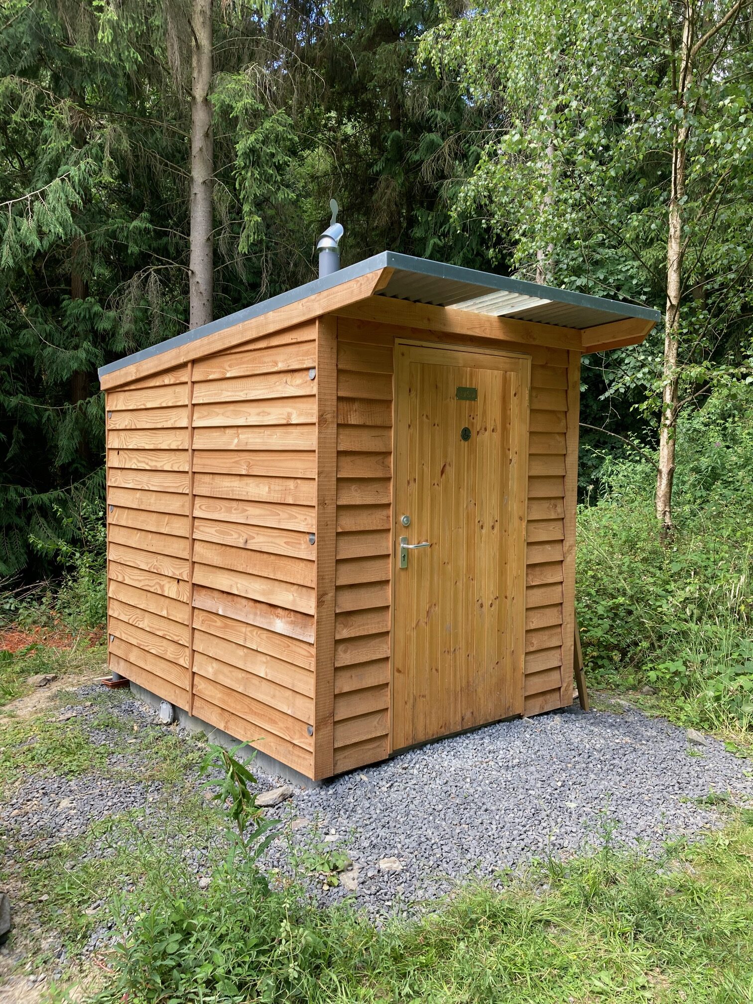 Composting toilet for outdoor classroom in nature reserve Composting toilet for outdoor classroom in nature reserve