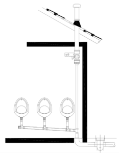 Waterless AirFlush urinals